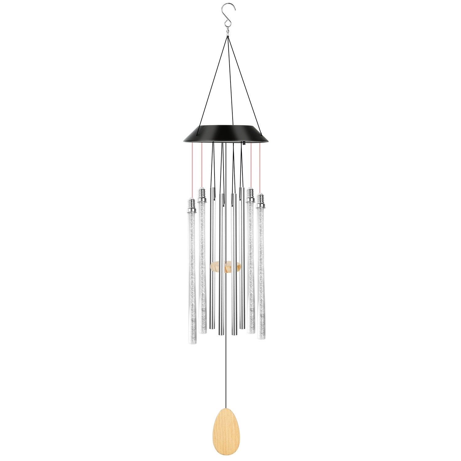 Solar Wind Chime Lights 7 Color Changing Decorative Lamp IP65 Waterproof Hanging String Lights