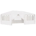 Professional Party Tent with Side Walls 13.1'x19.7' White 0.3 oz/ft²