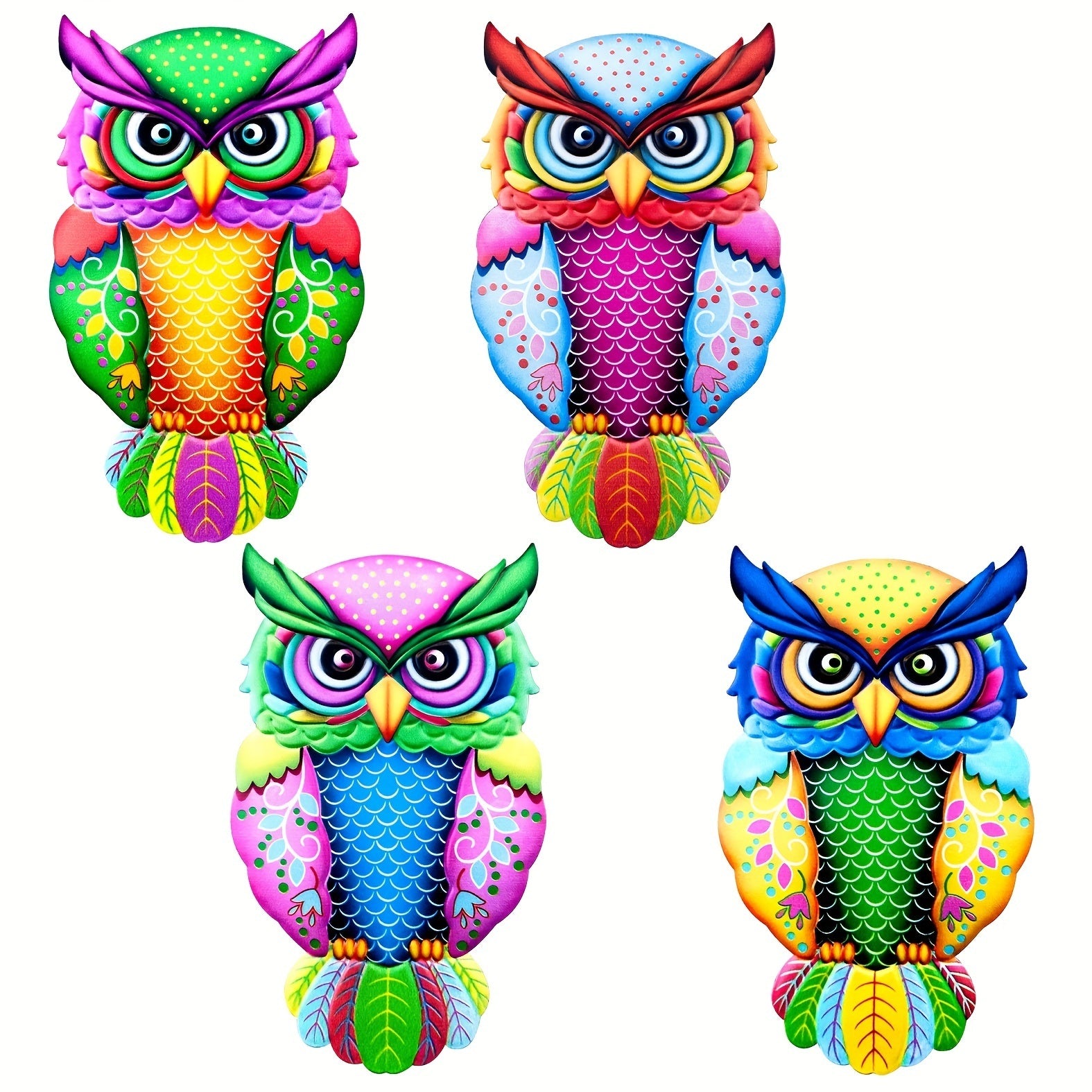 1pc Metal Owl Wall Decor, Outside Garden Decoration, Yard Art Outdoor Patio Fence Lawn Ornament, Home Decor, Room Decor, Party Supplies, Birthday Gift, Holiday Decor