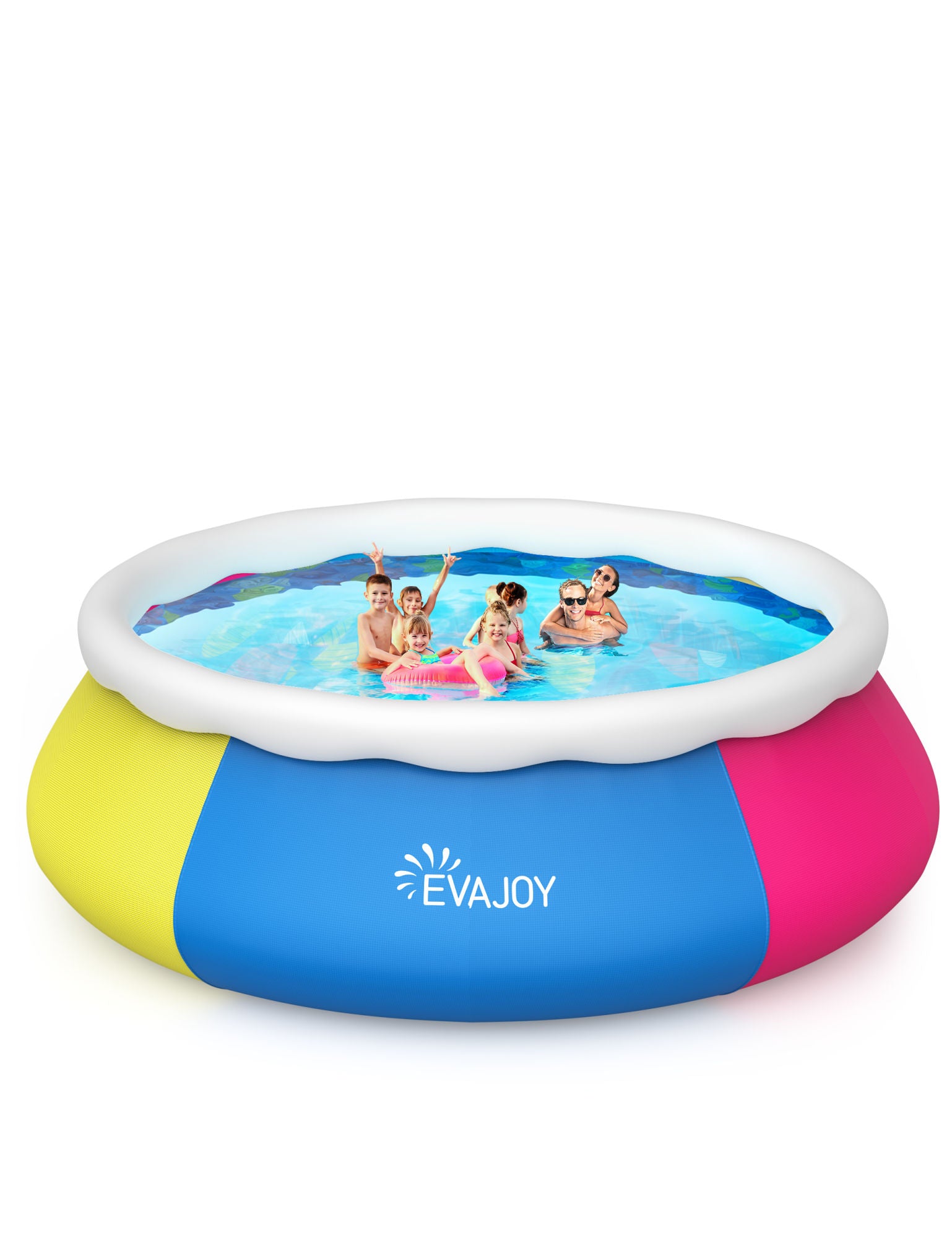 14ft x 7ft x 48in Metal Frame Swimming Pool Set for Families, Rectangular Above Ground Pool Set with Cartridge Filter Pump, Filter Cartridge, Pool Ladder, Ground Cloth, Pool Cover for Backyard